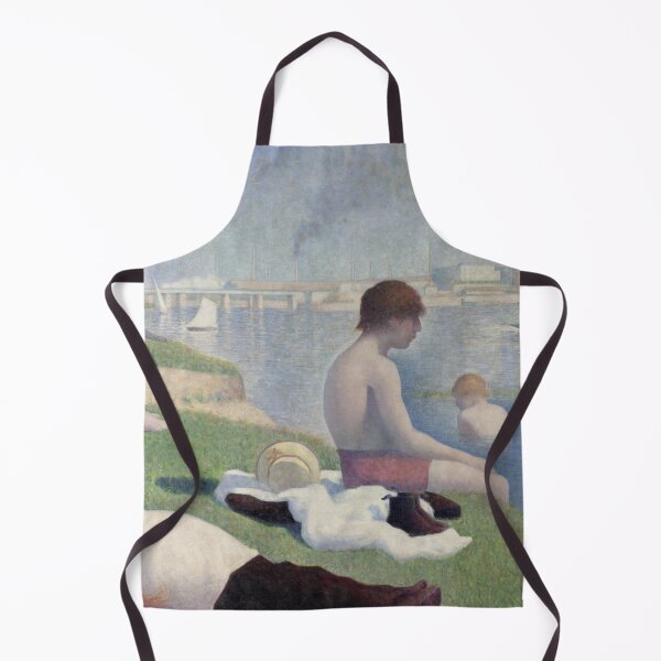 Item preview, Seated Nude by Georges Seurat: Neo Impressionist Pointillist Fine Art Poster designed and sold by artofuniverse.