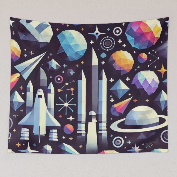 Item preview, space themed pattern designed and sold by TEEJAMBOREE.