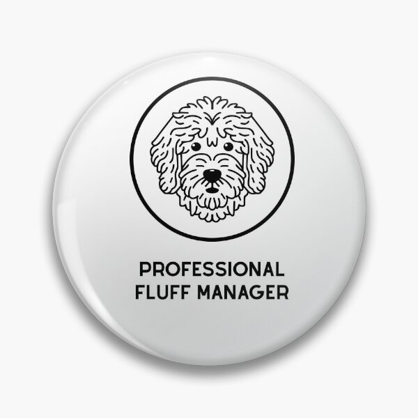 Item preview, Goldendoodle Cute Line Art Design Profesional Fluff Manager designed and sold by PeriwinkleStone.