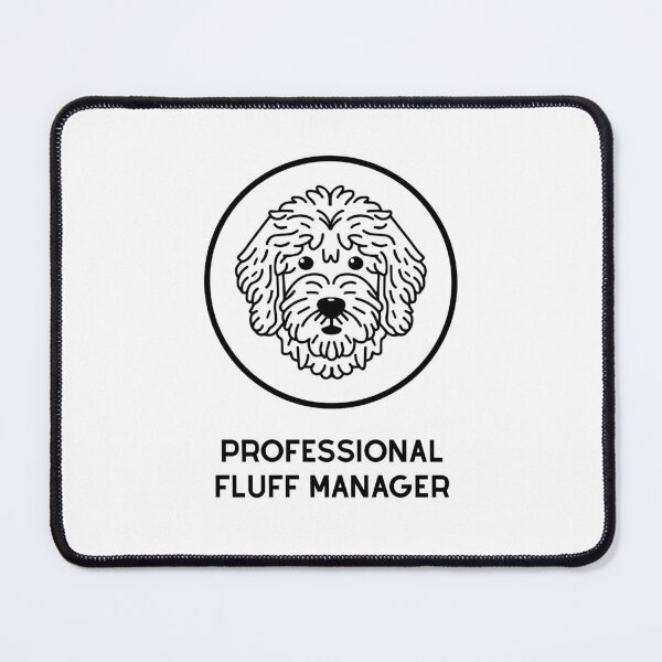 Item preview, Goldendoodle Cute Line Art Design Profesional Fluff Manager designed and sold by PeriwinkleStone.