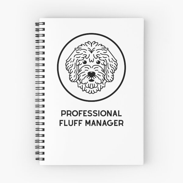 Item preview, Goldendoodle Cute Line Art Design Profesional Fluff Manager designed and sold by PeriwinkleStone.