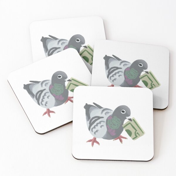 Item preview, Pigeon with a Dollar designed and sold by itscatnotkat.