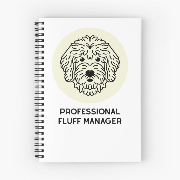 Item preview, Goldendoodle Cute Line Art Design Profesional Fluff Manager designed and sold by PeriwinkleStone.