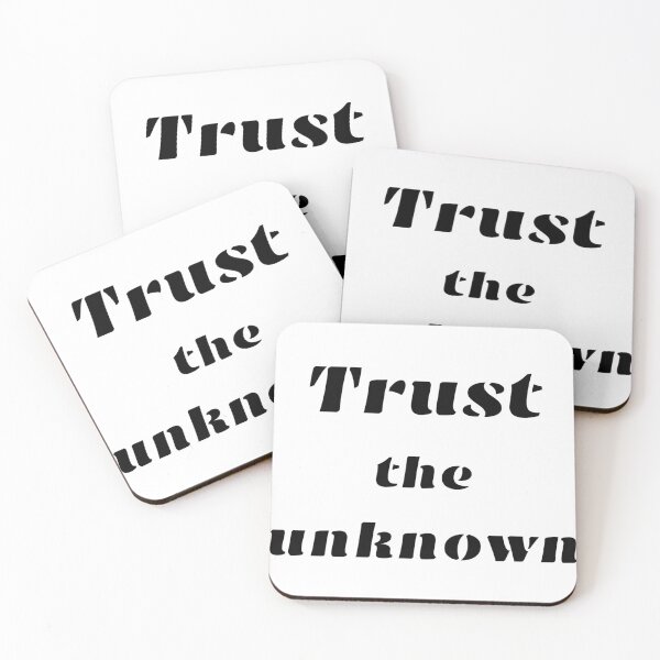 Item preview, Trust the Unknown – Minimalist Positive Quote designed and sold by Ajwaj.