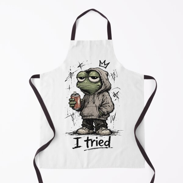 Item preview, I Tried: A Moody Streetwear Graphic Toad designed and sold by Identity_Error.