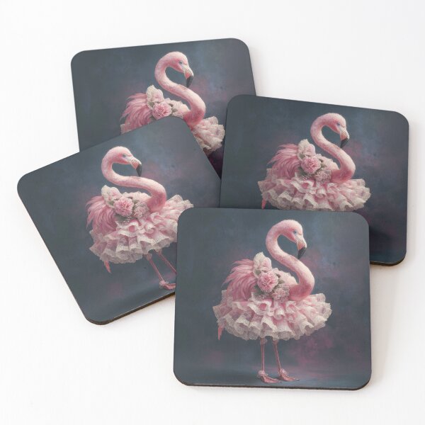 Item preview, Pink Flamingo in Pink Dress designed and sold by AImazeD.