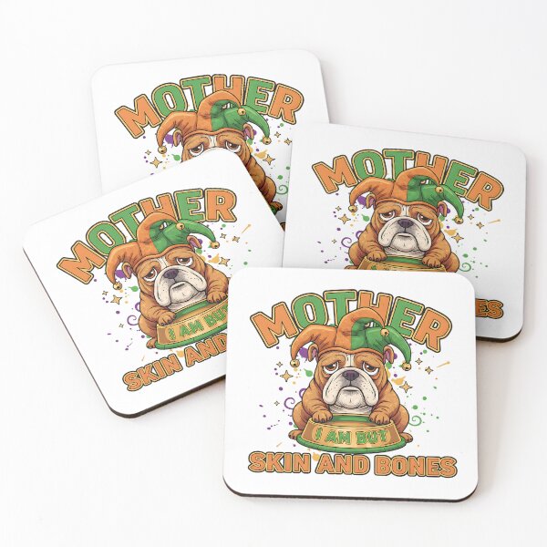 Item preview, skinny bulldog mardi gras funny pet graphic designed and sold by ArtDesignTp.