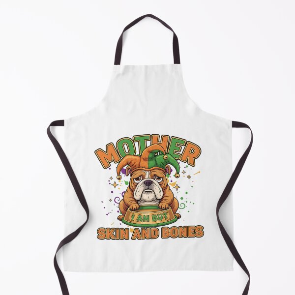 Item preview, skinny bulldog mardi gras funny pet graphic designed and sold by ArtDesignTp.