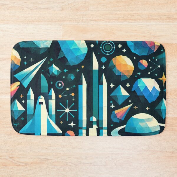 Item preview, space themed pattern designed and sold by TEEJAMBOREE.