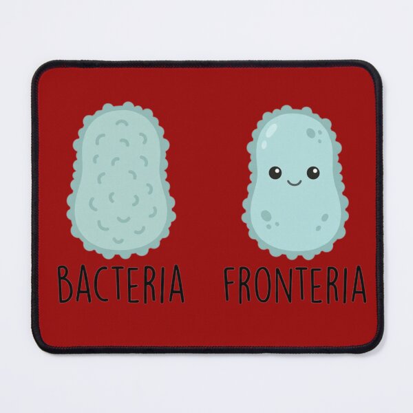 Item preview, Bacteria vs Fronteria - Funny Science Pun designed and sold by TinyJoy Studio.