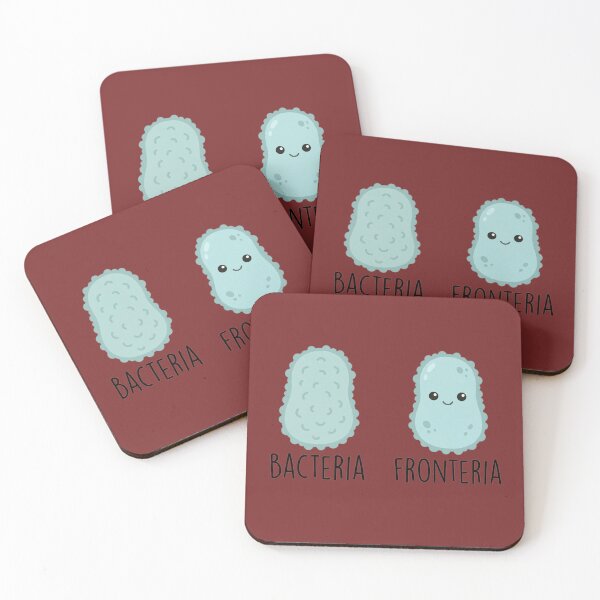 Item preview, Bacteria vs Fronteria - Funny Science Pun designed and sold by TinyJoy Studio.