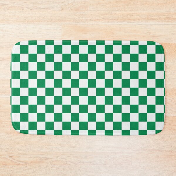 Item preview, Green and White Check, Chequered Pattern designed and sold by Jeallan Designs.