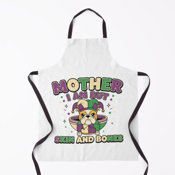 Item preview, bulldog skin and bones carnival humor design designed and sold by ArtDesignTp.