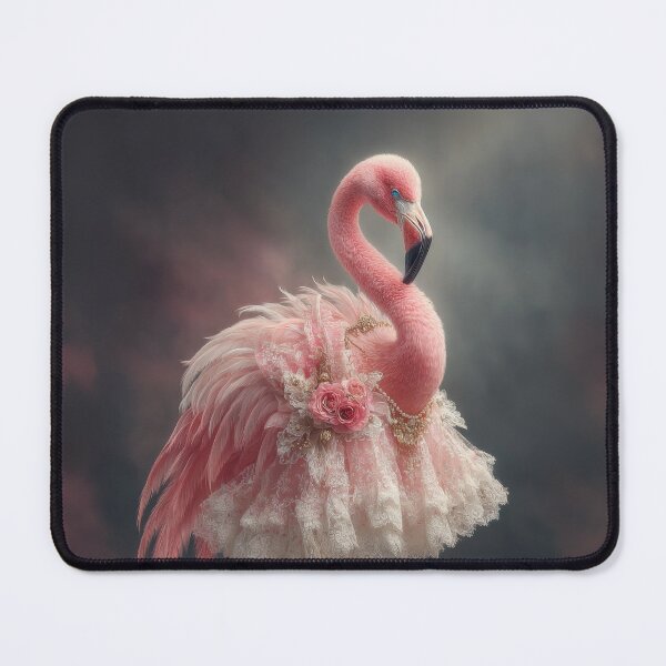 Item preview, Pink Flamingo in Pink Dress designed and sold by AImazeD.