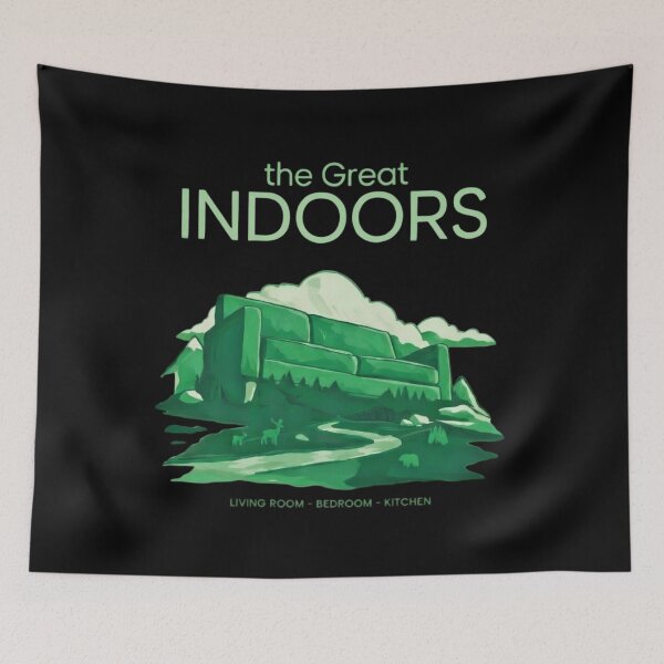 Item preview, The Great Indoors Couch Wilderness Adventure designed and sold by TshirtsOnline-.