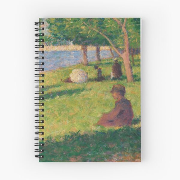 Item preview, Seated Figures Study by Georges Seurat: Neo Impressionist Riverbank Poster designed and sold by artofuniverse.