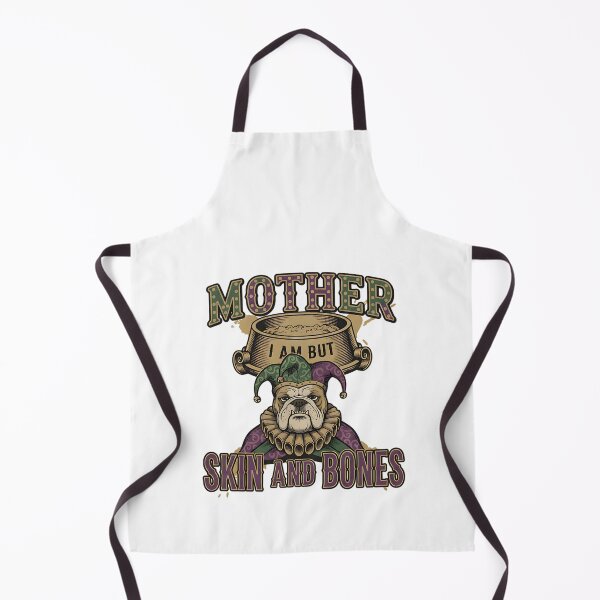 Item preview, funny bulldog skin and bones mardi gras art designed and sold by ArtDesignTp.