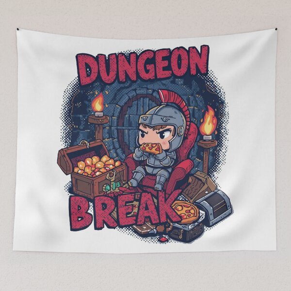 Item preview, Dungeon Snack Break – Funny Retro RPG Pixel Design designed and sold by Dhenin Studio.