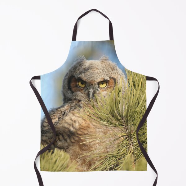 Item preview, Great horned owlet designed and sold by locustgirl.