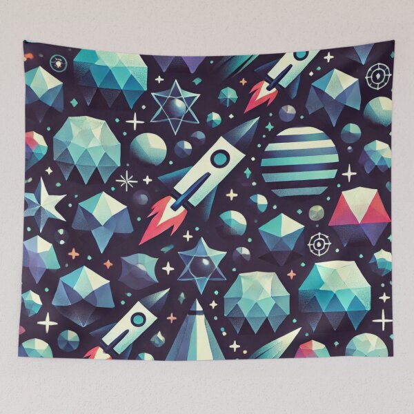 Item preview, space themed pattern designed and sold by TEEJAMBOREE.