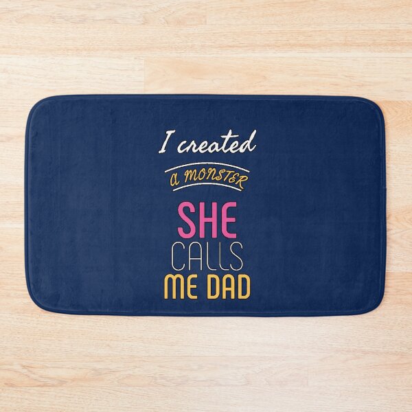 Item preview, I Created a Monster She Calls Me Dad Funny Dad Quote Humorous Design Gift for Dads designed and sold by AstronautMerch.