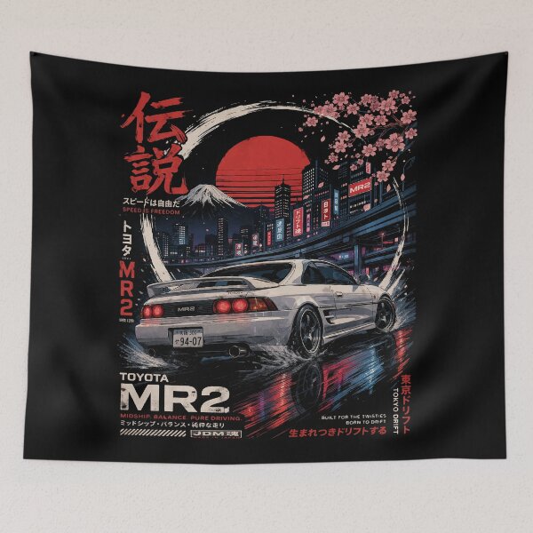 Item preview, Toyota MR2 SW20 Tokyo Drift 1991-1999 | JDM Japanese Drift Car v4 designed and sold by storelibertys.