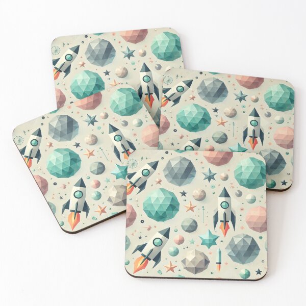 Item preview, space themed pattern designed and sold by TEEJAMBOREE.