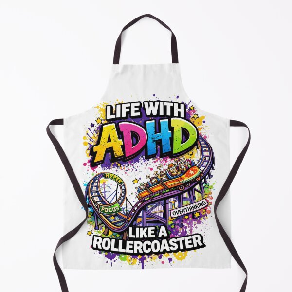 Item preview, Life With ADHD Like a Rollercoaster Shirt – Funny ADHD T-Shirt, Neurodivergent Humor, Mental Health Meme Tee designed and sold by Anders7100.