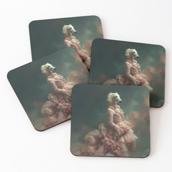 Item preview, Borzoi Dog in Pink Dress designed and sold by AImazeD.