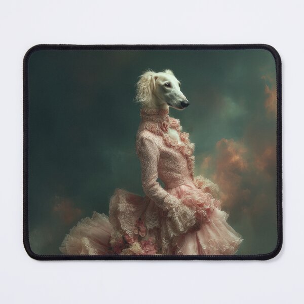 Item preview, Borzoi Dog in Pink Dress designed and sold by AImazeD.