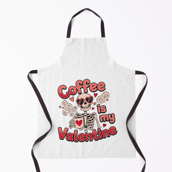 Item preview, caffeine is my valentine funny coffee art designed and sold by ArtDesignTp.