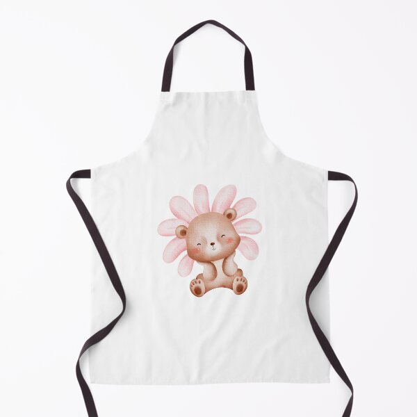 Item preview, Watercolor Teddy Bear with Spring Flowers - Adorable Floral Bear Gift designed and sold by FuzionRaptor.