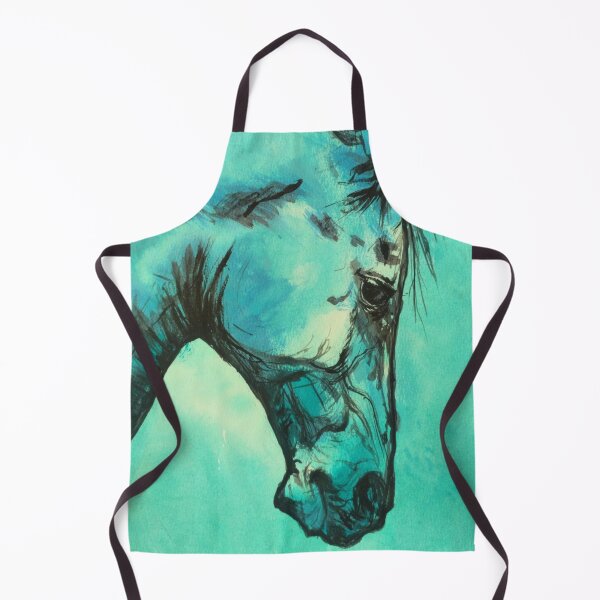 Item preview, Blue 'Bella' Equestrian Painting designed and sold by Melissa Sadie Wright.
