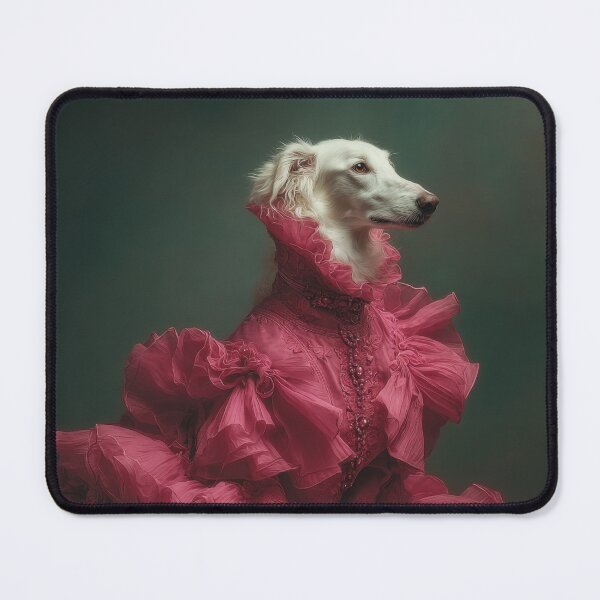 Item preview, Borzoi Dog in Pink Dress designed and sold by AImazeD.