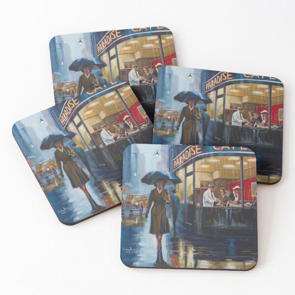 Item preview, Rain at Paradise Café designed and sold by GORDON BRUCE ART.