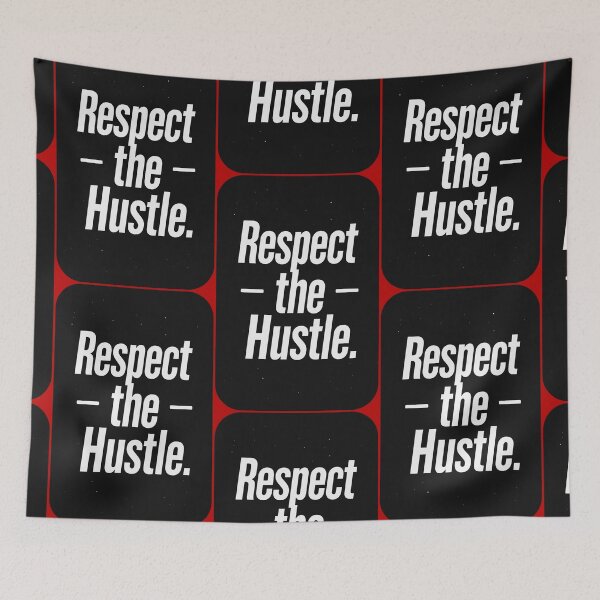 Item preview, Respect the Hustle Typography Shirt – Motivational Work Hard Design designed and sold by Topoartispp.