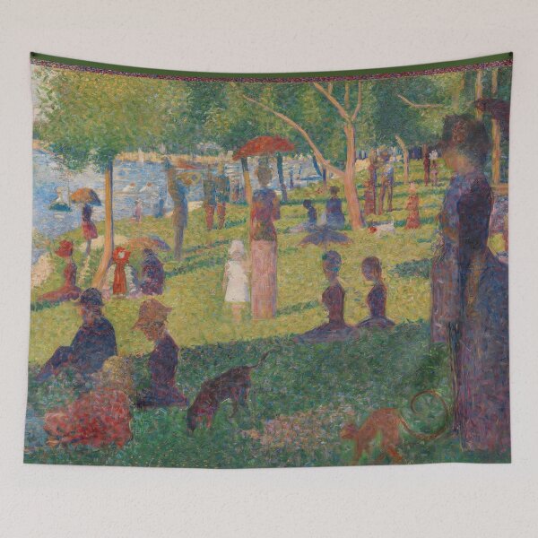 Item preview, Study for a Sunday on La Grande Jatte by Georges Seurat: Neo Impressionist Park Scene designed and sold by artofuniverse.