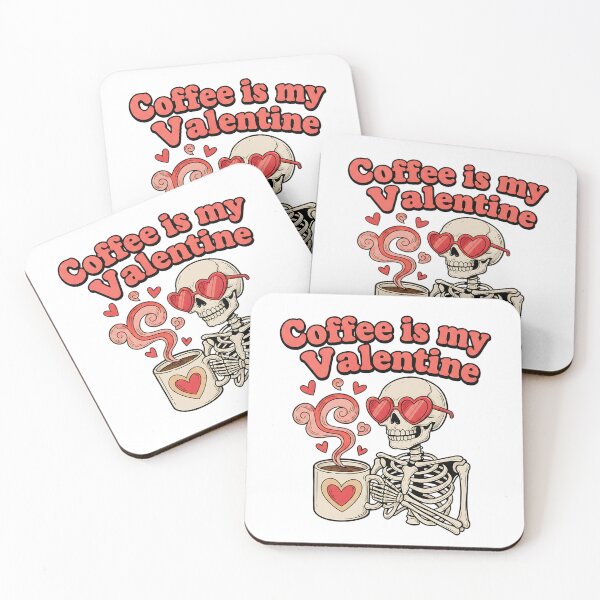 Item preview, funny coffee date valentine caffeine lover art designed and sold by ArtDesignTp.