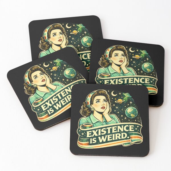 Item preview, Existence is weird - Existential Humor Space Vintage Aesthetic designed and sold by SidTastic .