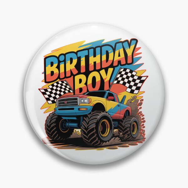 Item preview, Monster Truck Birthday Boy Cool Truck Party Design designed and sold by Nzgiftsandmore.