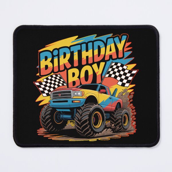 Item preview, Monster Truck Birthday Boy Cool Truck Party Design designed and sold by Nzgiftsandmore.