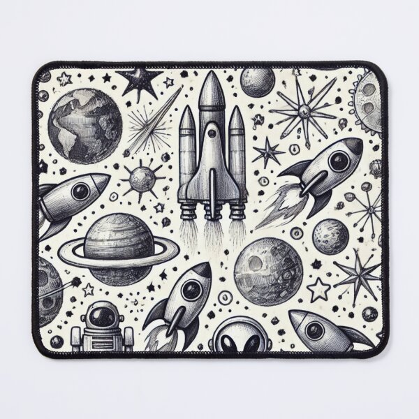 Item preview, space themed pattern designed and sold by TEEJAMBOREE.