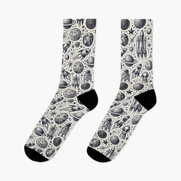 Item preview, space themed pattern designed and sold by TEEJAMBOREE.