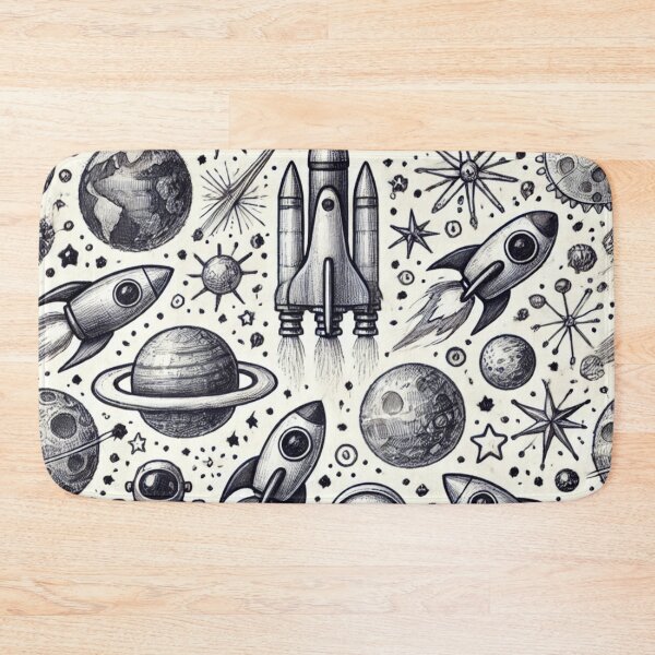 Item preview, space themed pattern designed and sold by TEEJAMBOREE.