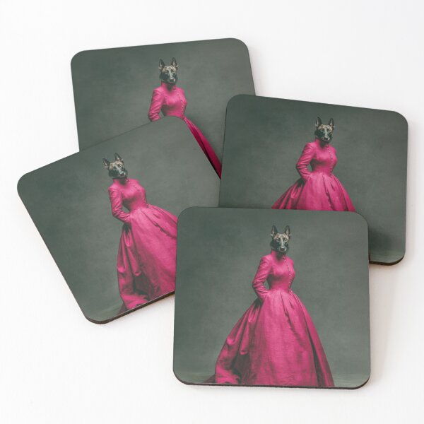 Item preview, Belgian Malinois in Pink Dress designed and sold by AImazeD.