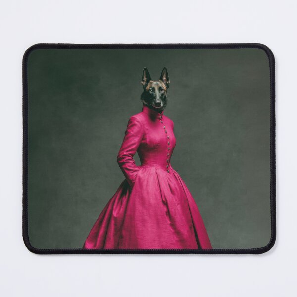 Item preview, Belgian Malinois in Pink Dress designed and sold by AImazeD.