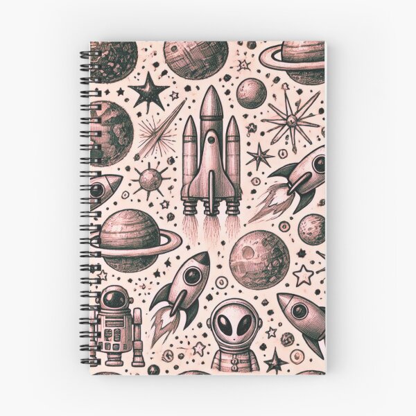 Item preview, space themed pattern designed and sold by TEEJAMBOREE.