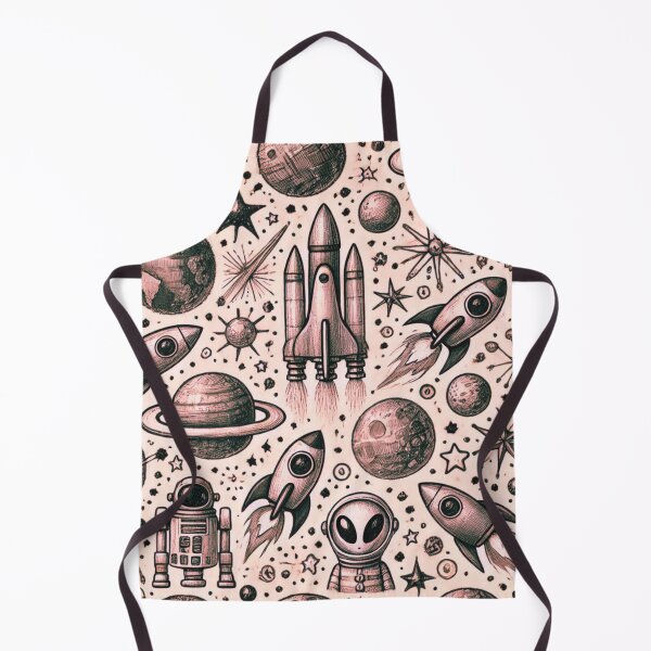 Item preview, space themed pattern designed and sold by TEEJAMBOREE.