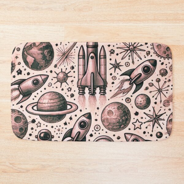 Item preview, space themed pattern designed and sold by TEEJAMBOREE.
