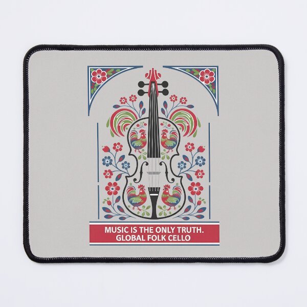 Item preview, Music Is the Only Truth – Folk Cello - Global Folk Art designed and sold by Art-Arcade6.